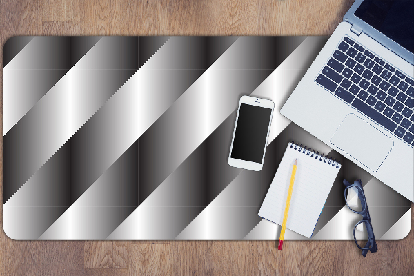 Desk pad metallic basket