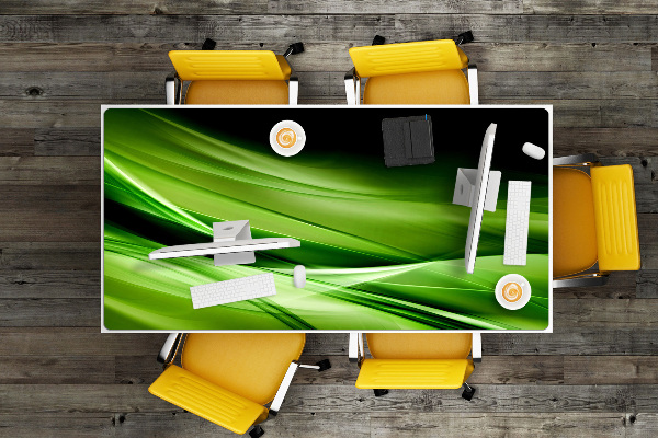 Full desk pad Abstraction grassy