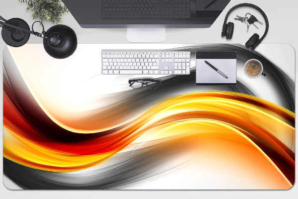 Full desk pad Abstraction orange