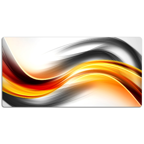 Full desk pad Abstraction orange