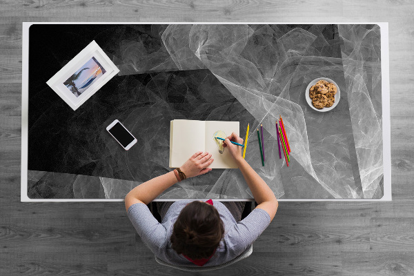 Full desk pad Abstraction graphite