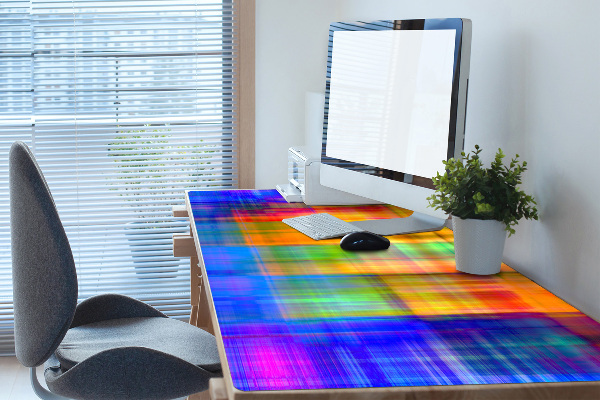 Full desk mat color grille