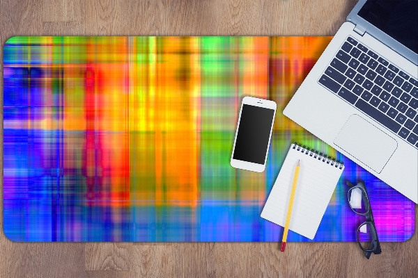 Full desk mat color grille