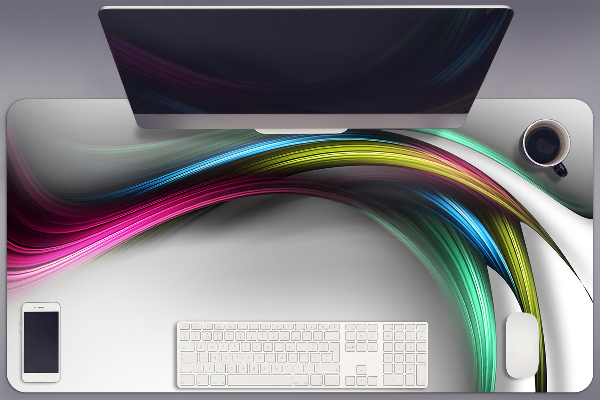 Large desk mat for children Abstraction