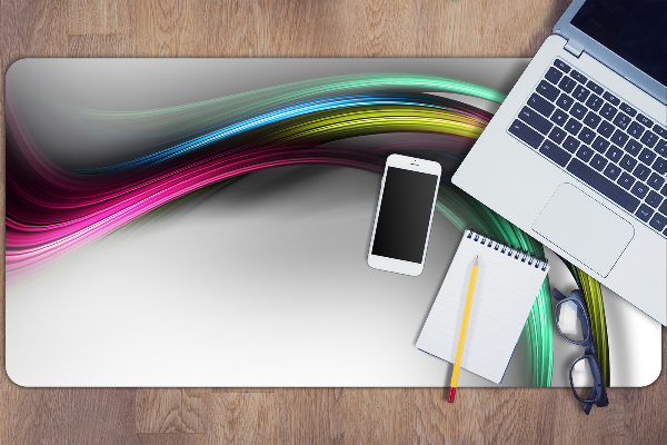 Large desk mat for children Abstraction