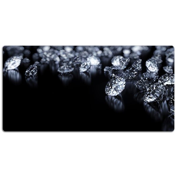 Large desk mat for children diamonds