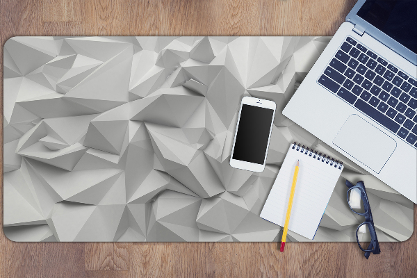 Full desk protector Abstraction White