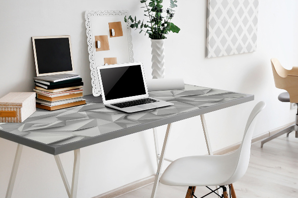 Full desk protector Abstraction White