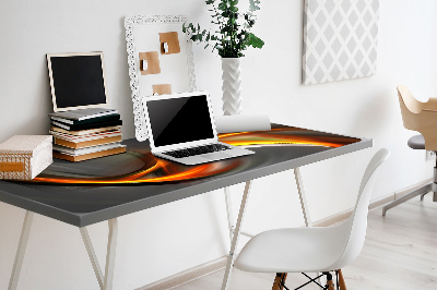 Full desk protector Abstraction orange