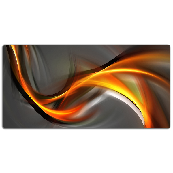 Full desk protector Abstraction orange