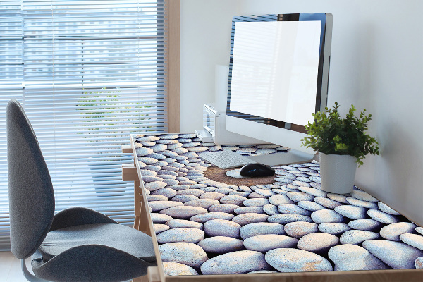 Large desk mat table protector The circle of stones