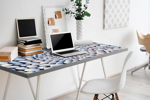 Large desk mat table protector The circle of stones