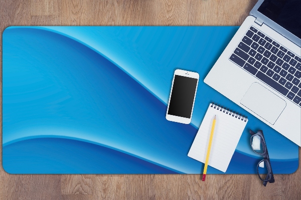 Full desk pad Abstraction blue