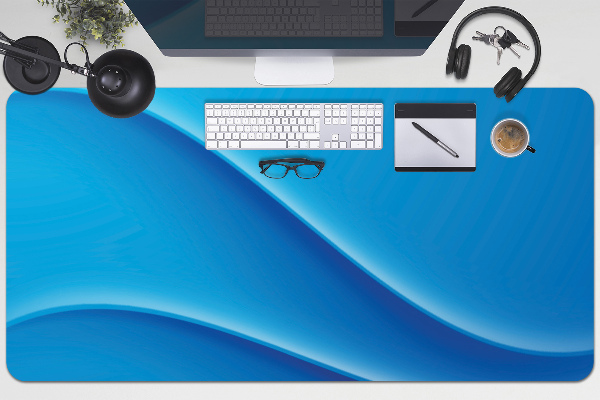 Full desk pad Abstraction blue