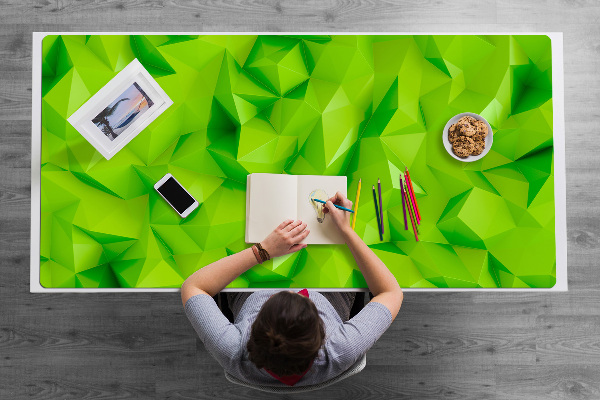 Full desk pad Abstraction green