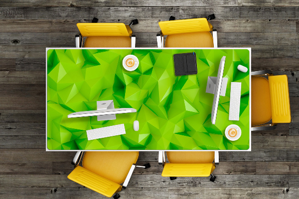 Full desk pad Abstraction green