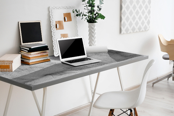 Full desk protector Abstraction concrete