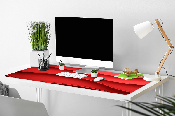 Desk mat Abstraction red