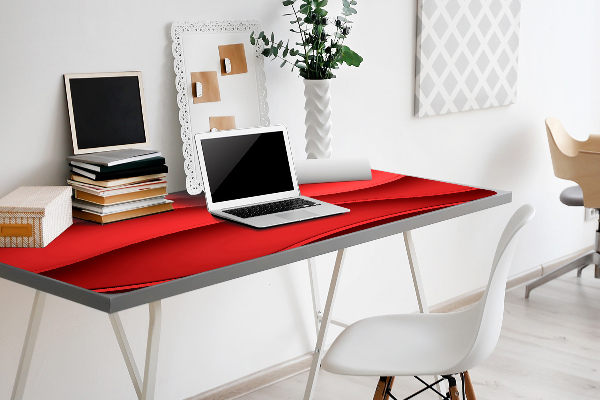 Desk mat Abstraction red