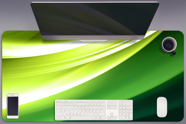Desk mat Abstraction green
