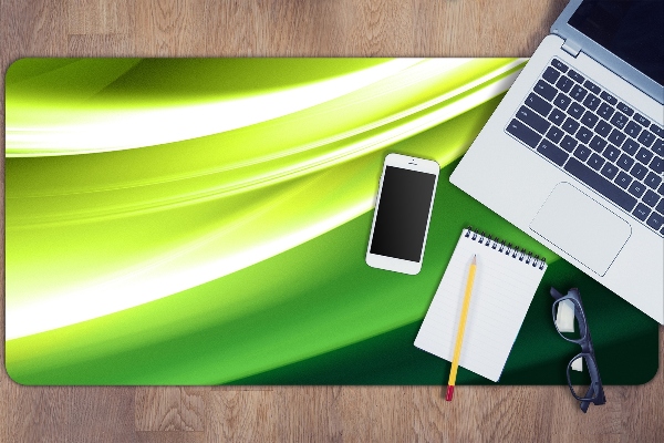 Desk mat Abstraction green