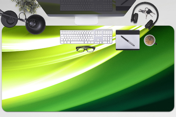 Desk mat Abstraction green