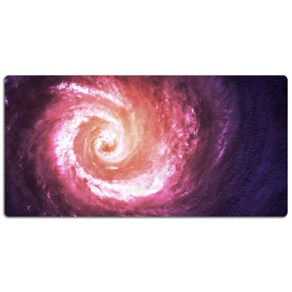 Large desk mat table protector Space vortex