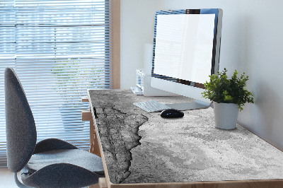 Large desk mat for children old stone wall