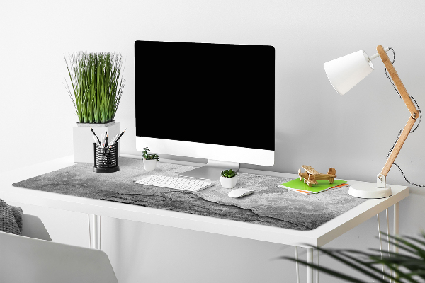 Large desk mat for children old stone wall