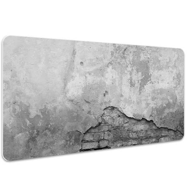 Large desk mat for children old stone wall