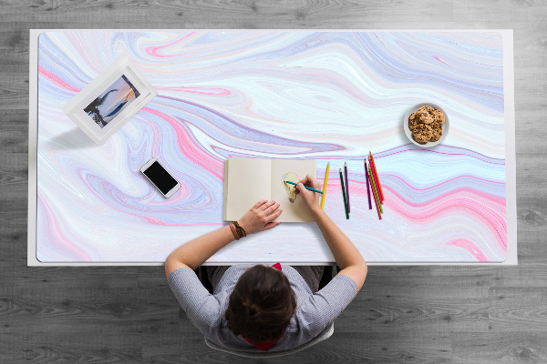 Full desk mat abstraction roses