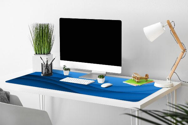 Full desk pad transition blue