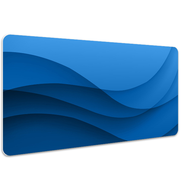 Full desk pad transition blue
