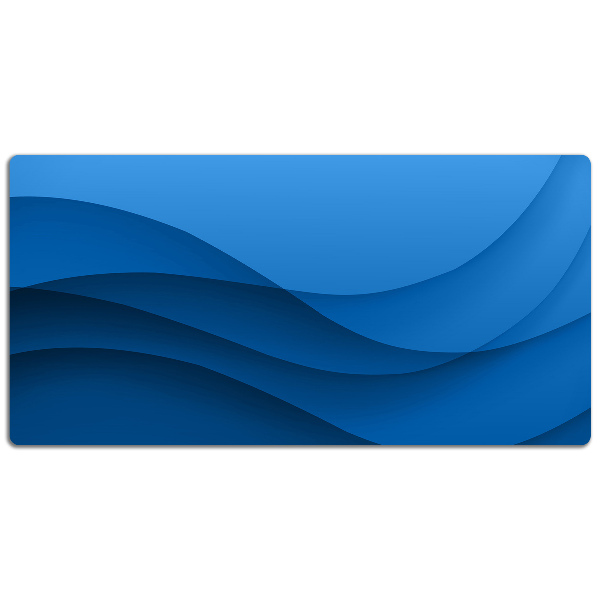 Full desk pad transition blue