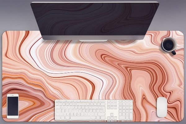 Desk pad Abstraction ecru
