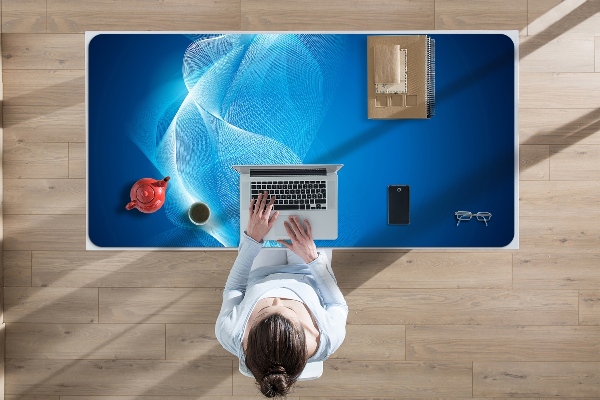 Large desk mat for children Flame