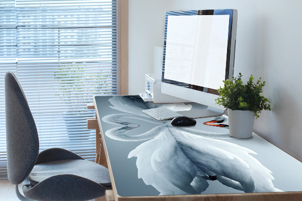 Large desk mat for children Swans