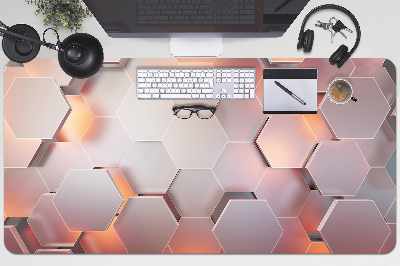 Full desk protector Abstraction hexes