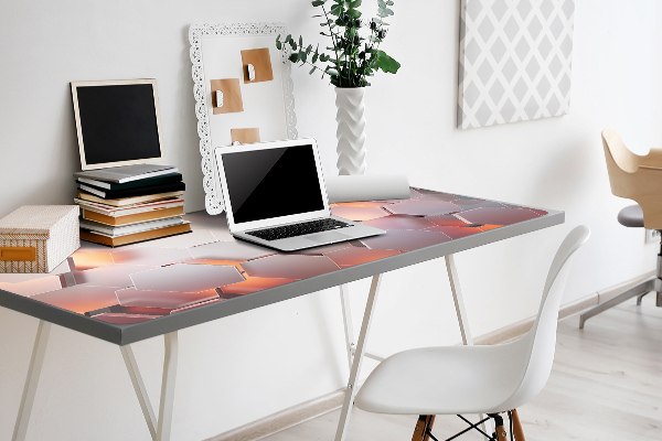 Full desk protector Abstraction hexes