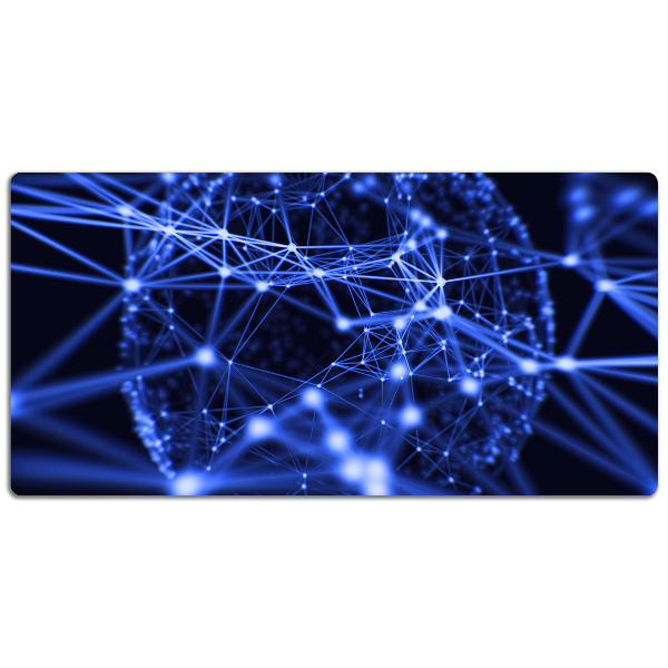 Large desk mat for children Abstraction