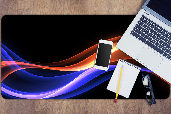 Large desk mat for children Rays