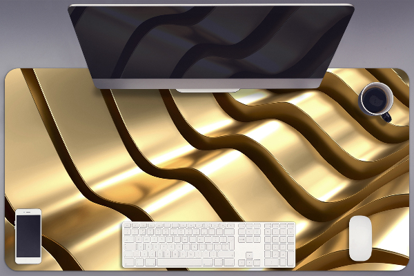 Full desk mat Gold items