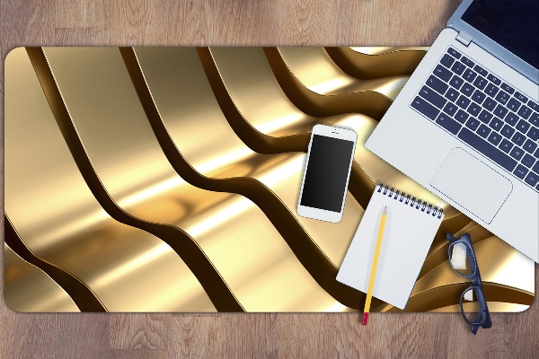 Full desk mat Gold items