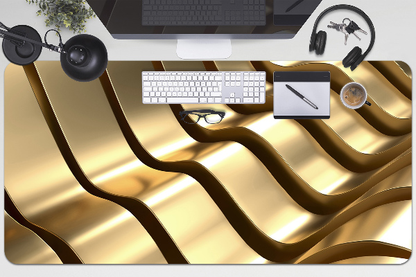 Full desk mat Gold items
