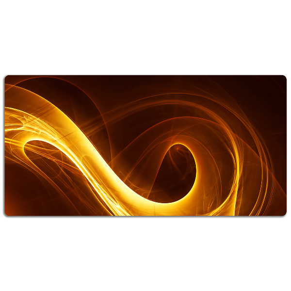 Desk pad wavy flame