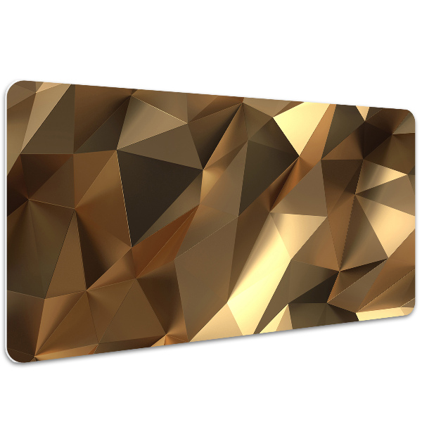 Large desk mat for children gold foil