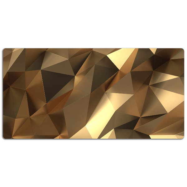 Large desk mat for children gold foil