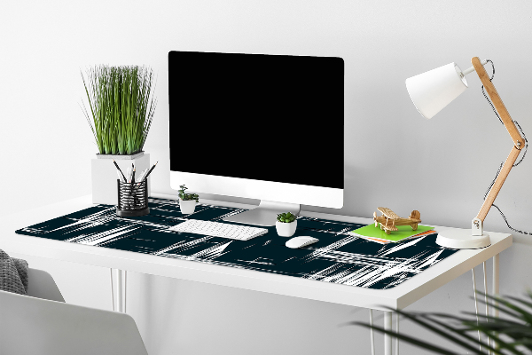 Full desk protector white scratches