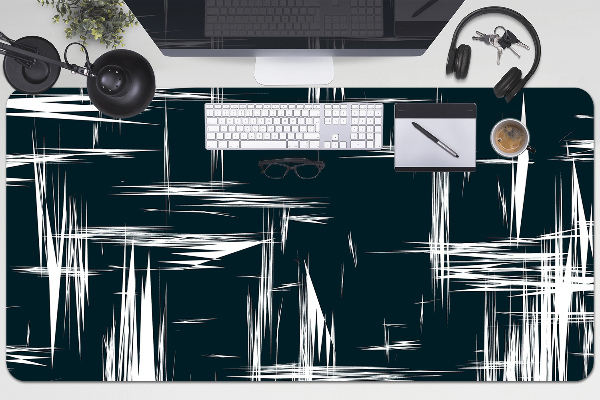 Full desk protector white scratches