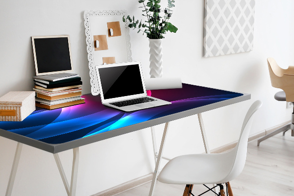 Full desk protector pink transition